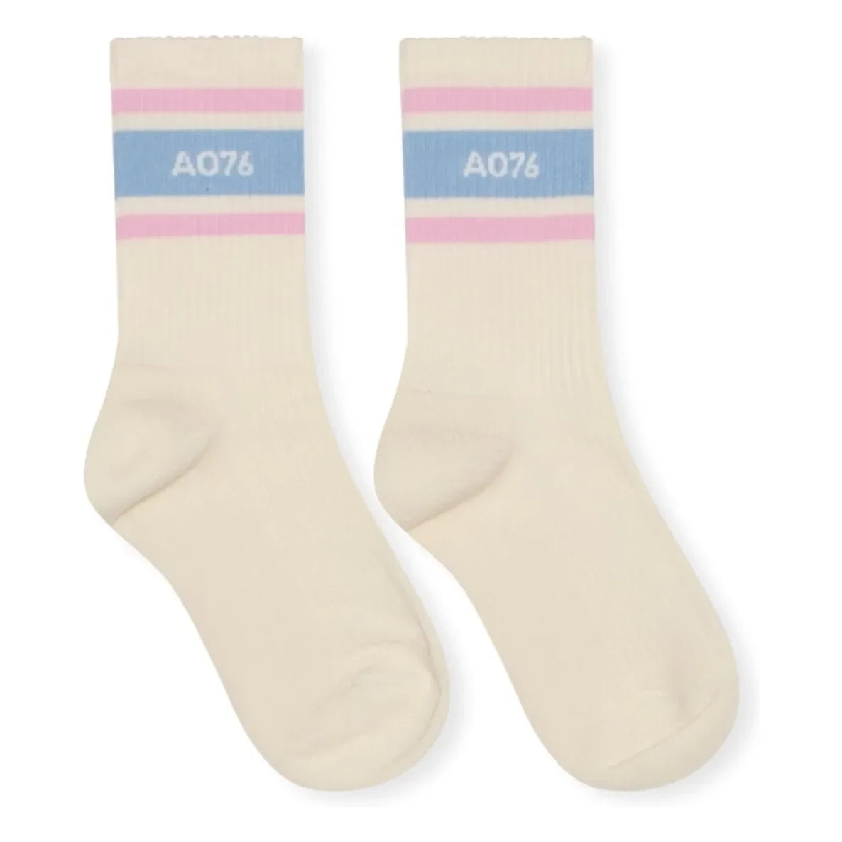 AO76 - Rune Bands Socks | Ecru