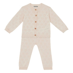 Bonton - Marianne Cardigan and Leggings Set | Off-white