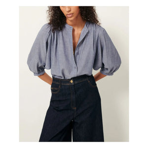 Sessùn - Striped Blouse | Blue