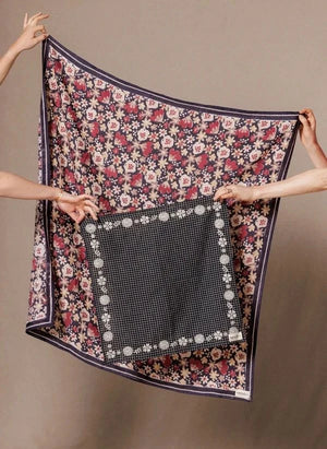 Apaches - Fayara Small Checked Scarf | Purple