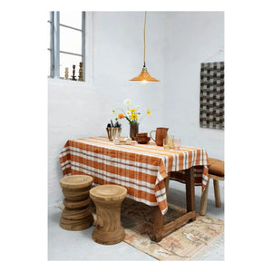 Madame Stoltz - Cotton Pinstripe Carpet | Caramel