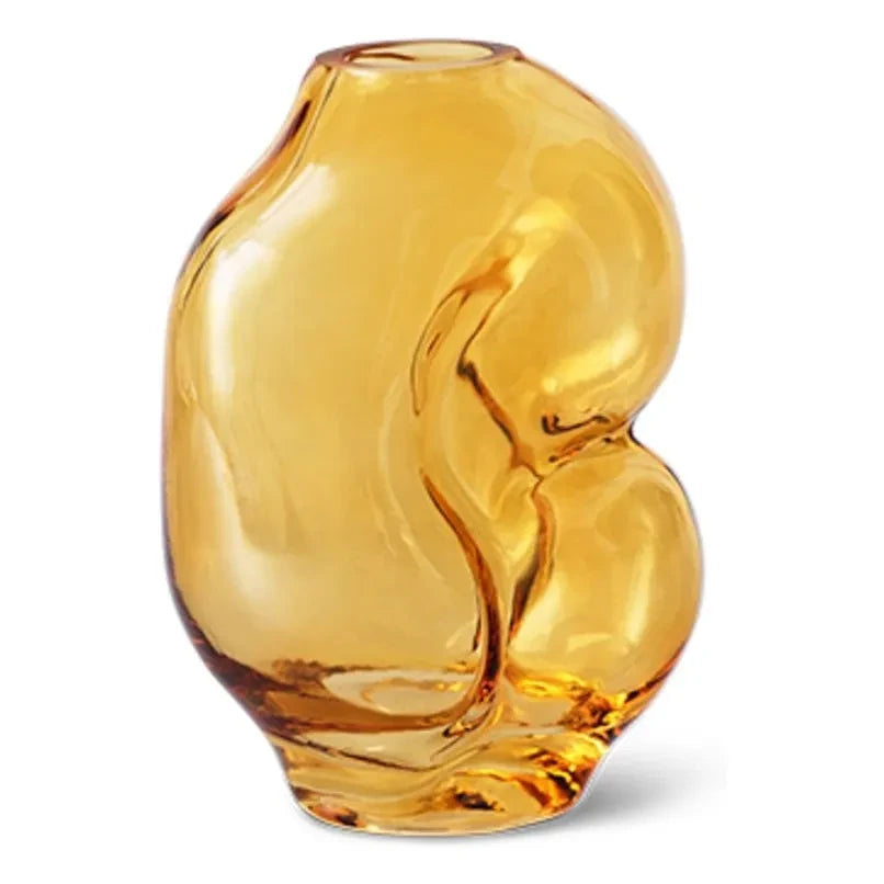 HKliving - Gleam Vase | Mustard