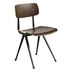 Hay - Result Smoky Oak Chair - Result Colored Oak Chair - Friso Kramer & Wim Rietveld Reprint | Black