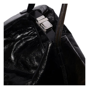 BY FAR - Bea Textured Leather Bag | Black