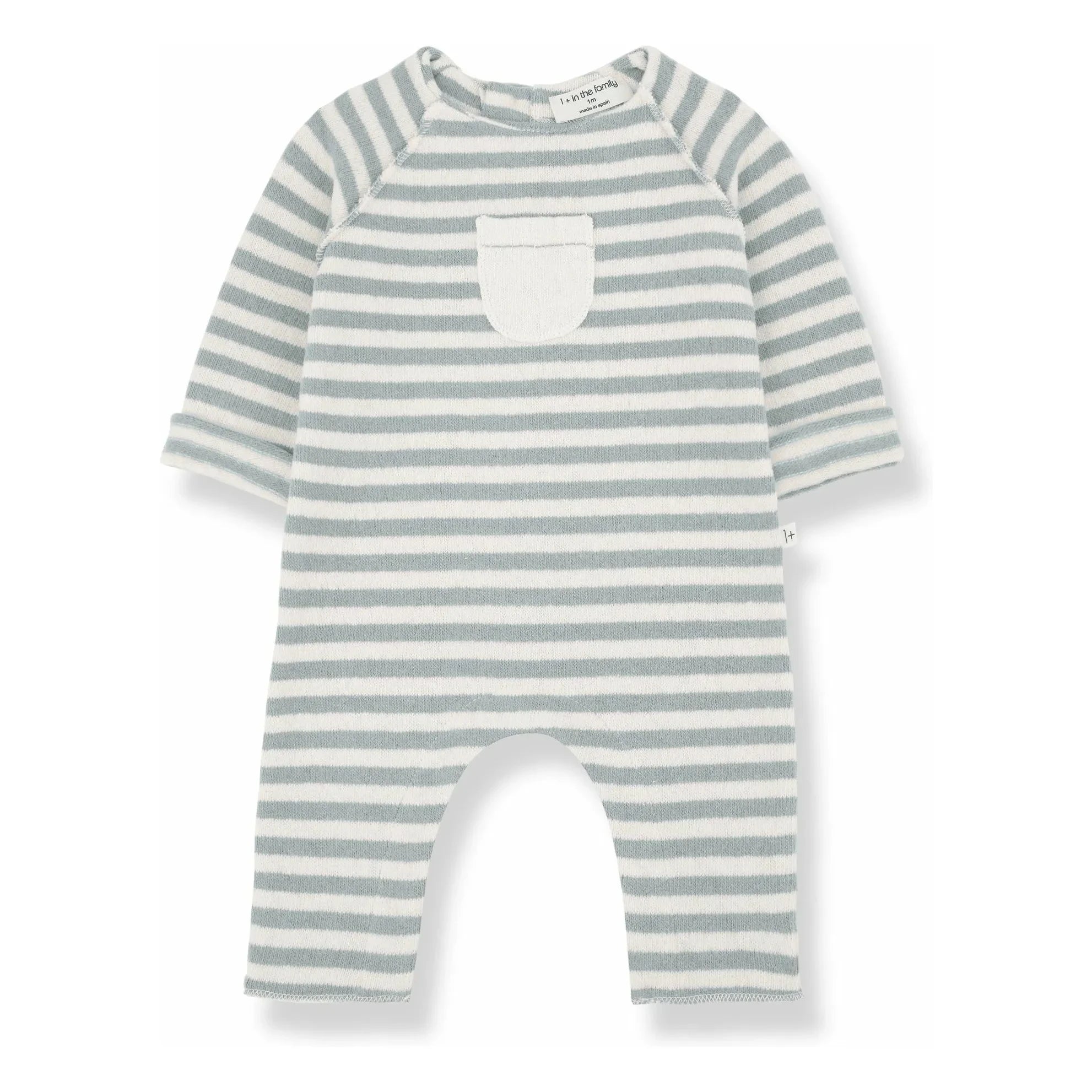 1+ in the family - Sacha pajama set | Gray Blue