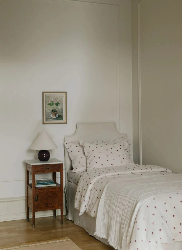 garbo&friends - Rosehip Ruffled Pillowcase