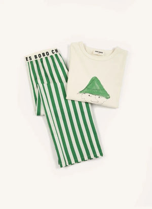 Bobo Choses - Bobo Choses Organic Cotton T-shirt and Pants Set | Green