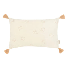 Nobodinoz - Wabi Sabi Hoshi Birds Tasselled Cushion | Cream