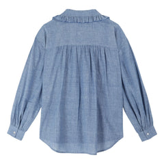 Emile et Ida - Célia Blue Chambray Blouse