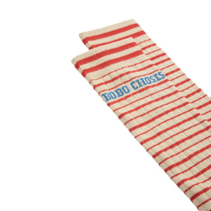 Bobo Choses - Organic cotton striped socks | Ecru