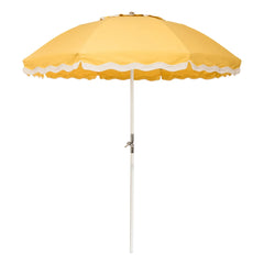 Business & Pleasure Co. - Beach Club Wavy Umbrella | Yellow