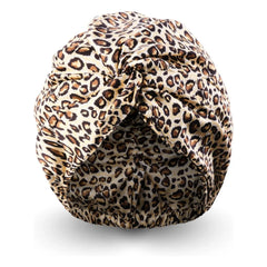 Emily's Pillow - Leopard Print Mulberry Silk Headscarf