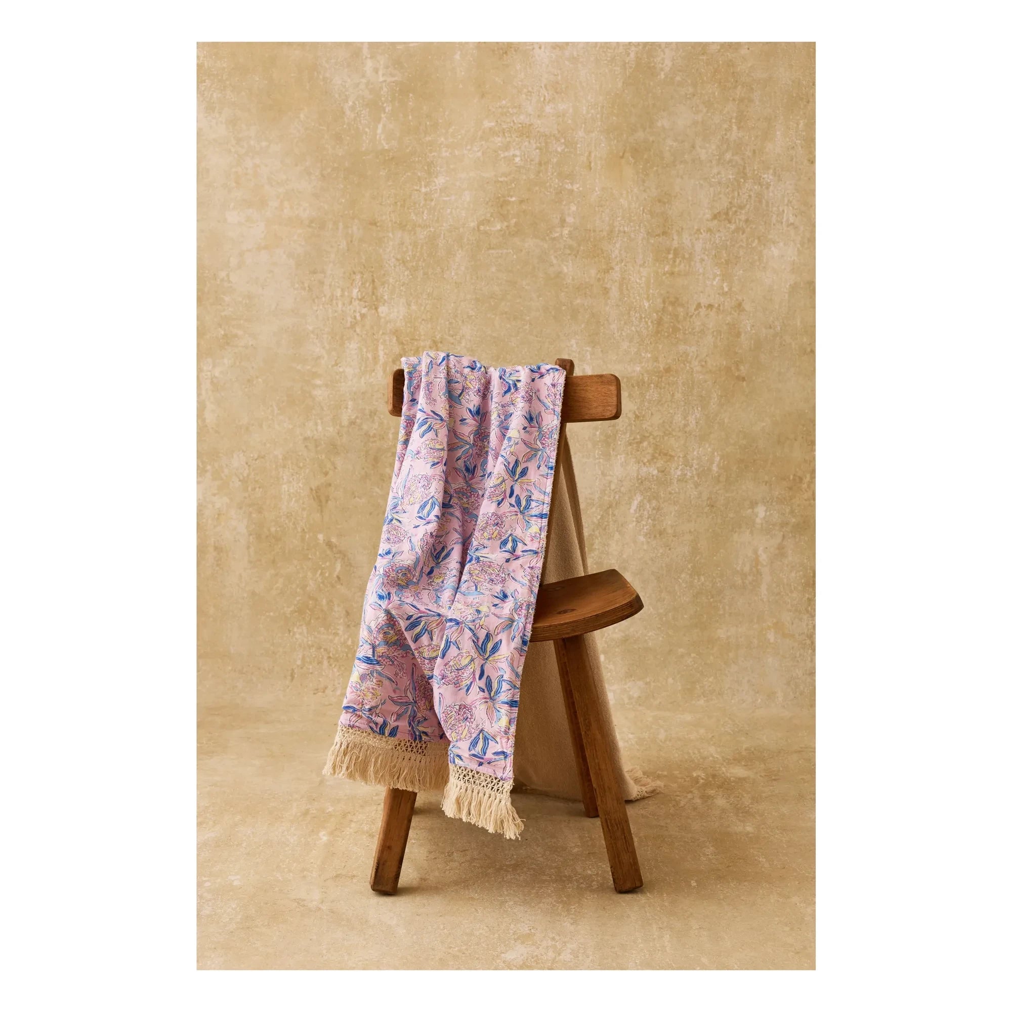 Louise Misha - Organic Cotton Lana Beach Towel | Light Pink