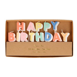Meri Meri - Happy Birthday Candles - Set of 13