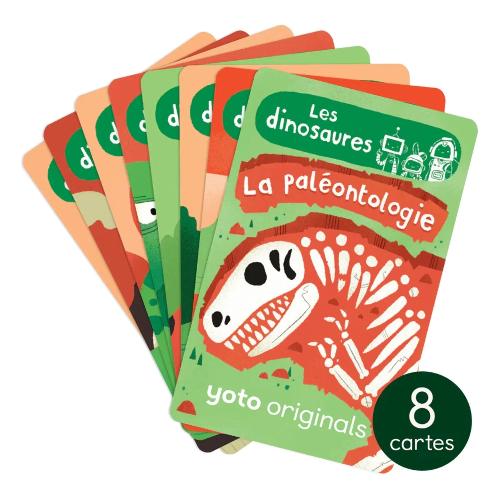 Yoto Player - Explorobots Kartları: Dinozorlar - 8'li Paket