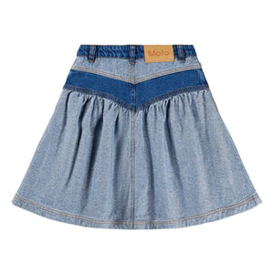 Molo - Becca Organic Cotton Skirt | Denim