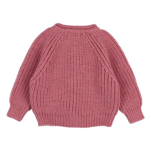 Búho - Wool Cardigan | Mauve