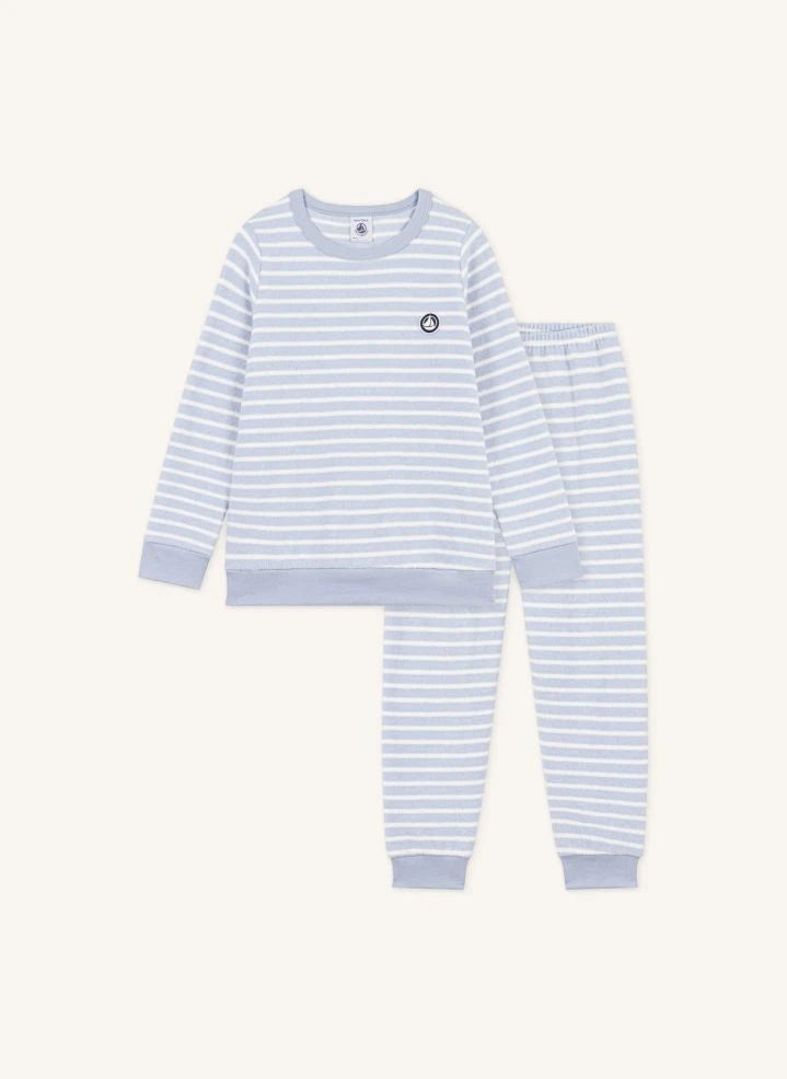 Petit Bateau - Striped Modal Pajama | Blue
