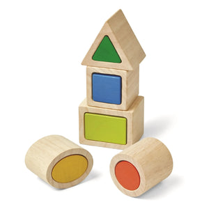 Plan Toys - Interlocking Geometric Shapes