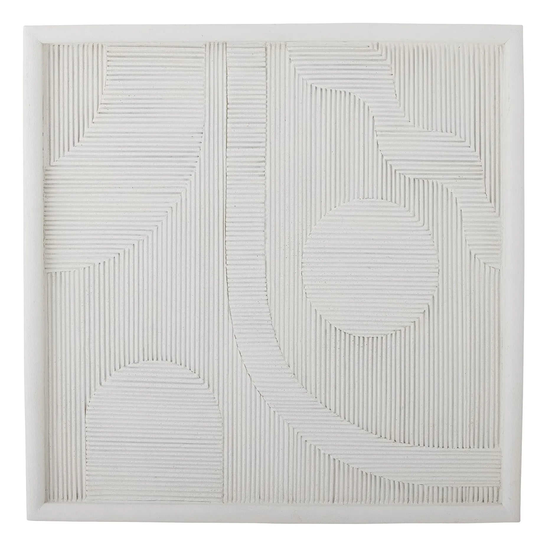 Bloomingville - Patina Polyresin Wall Decor | White