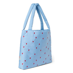 Studio Noos - Puffy Hearts mom bag | Light blue