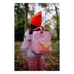 Sticky Lemon - Small Envelope Backpack | Coral