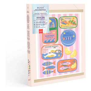 La Petite Épicerie - Diamond painting kit - Sardine Cans