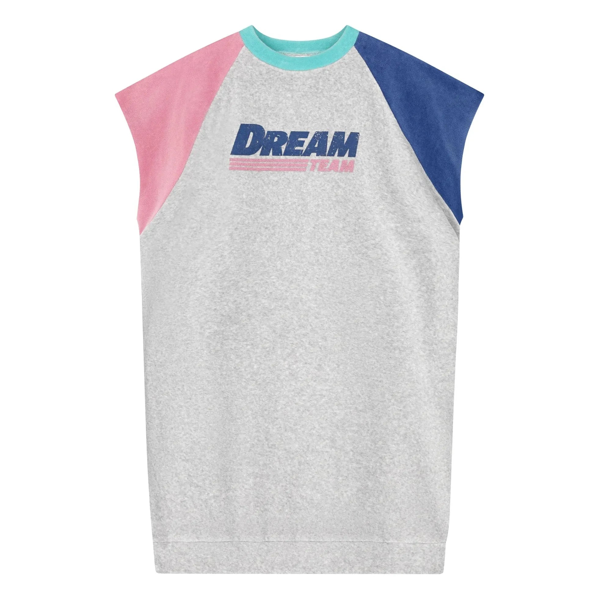 Cos I Said So - Color Block Dream Team Organic Cotton Dress | Gray Melange