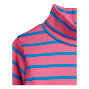 Mini Rodini - Organic Cotton Striped Boat Neck | Pink