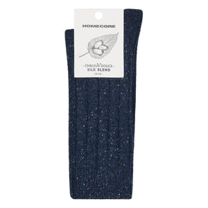 Homecore - Wool-Silk Socks | Navy Blue