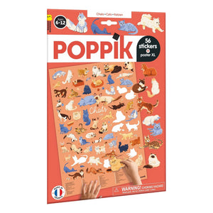 Poppik - Poster Stickers Les Chats