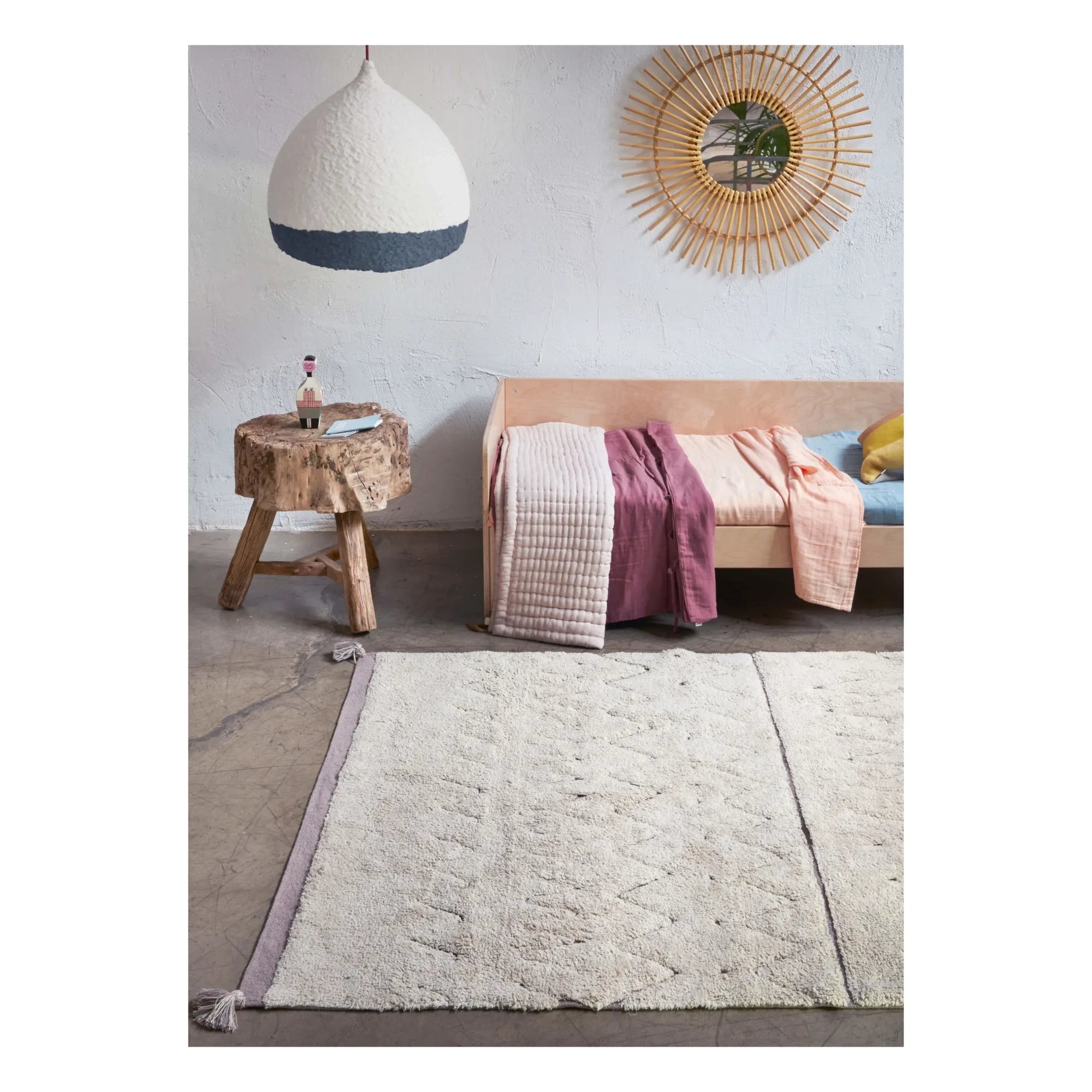 Lorena Canals - Aztec RugCycled Rug | Ecru