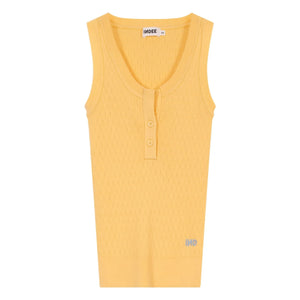 Indee - Volga ribbed tank top | Yellow