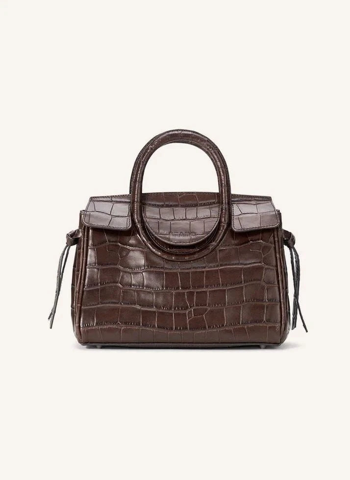 Staud - Maude Mini Carryall Bag | Dark Brown