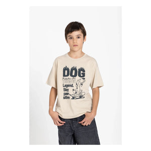 Hundred Pieces - Finn organic cotton t-shirt | Beige
