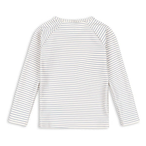 Konges Sløjd - Aster Striped UV Protection Bath T-Shirt Recycled Fiber | Beige