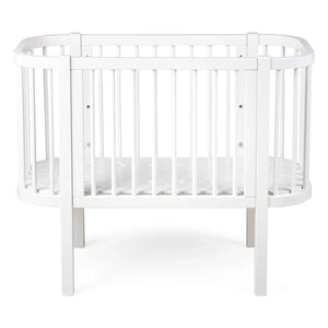 Sebra - Wooden Co-sleeper Crib | White
