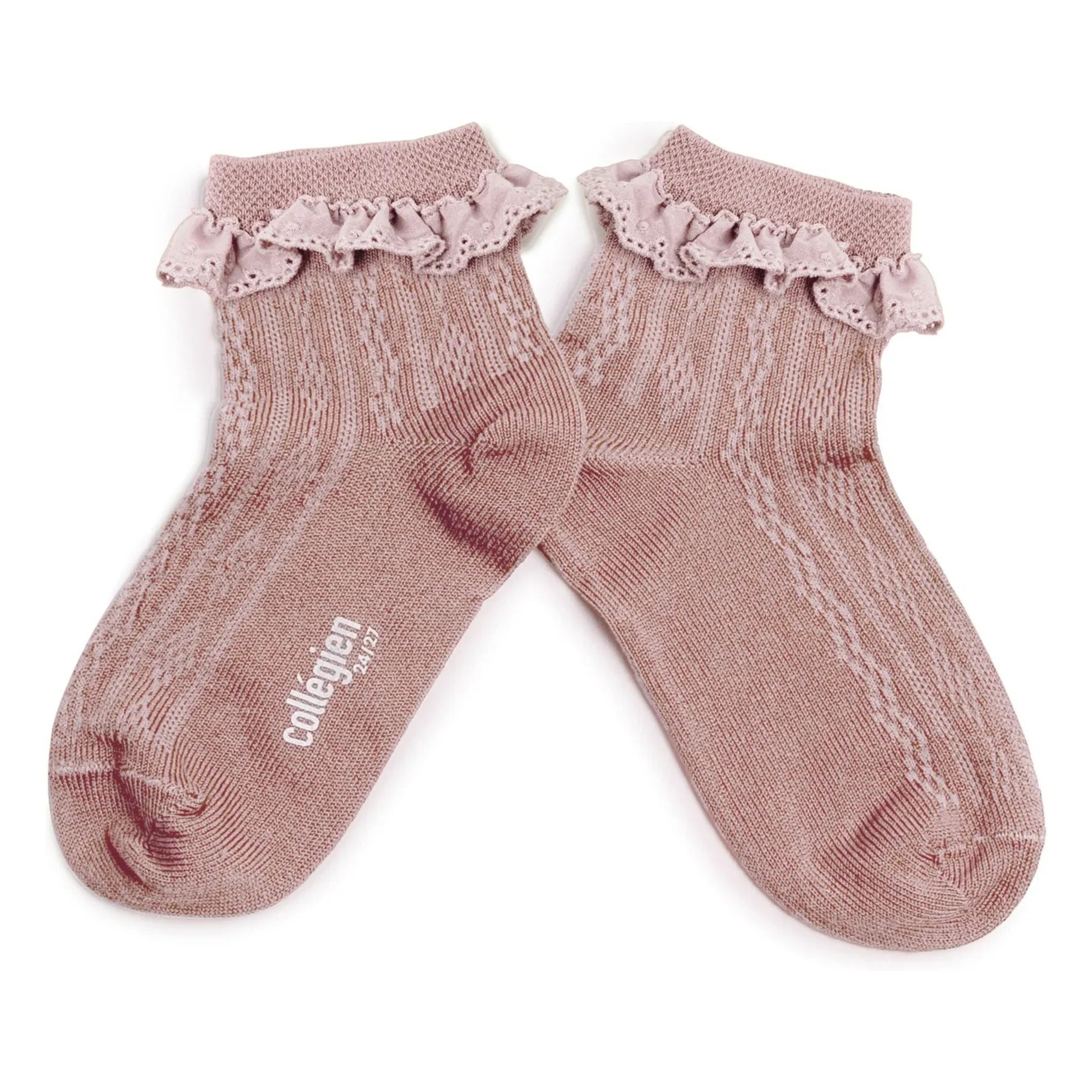 Collégien - Marie-Antoinette socks | Dusty Pink