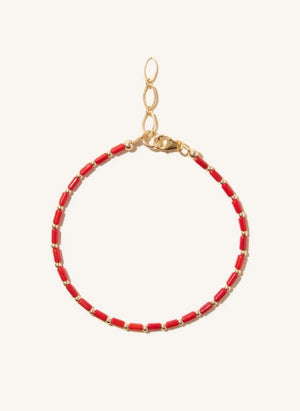 Camille Colette Studio - Main Bracelet | Red