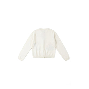 Bonpoint - Lucila Organic Cotton Embroidered Flower Vest | White