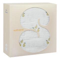 Soft Spot - Organic cotton sheet | Pear