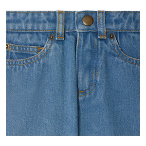 Bonpoint - Elvio Denim Bermuda Shorts Organic Cotton | Blue