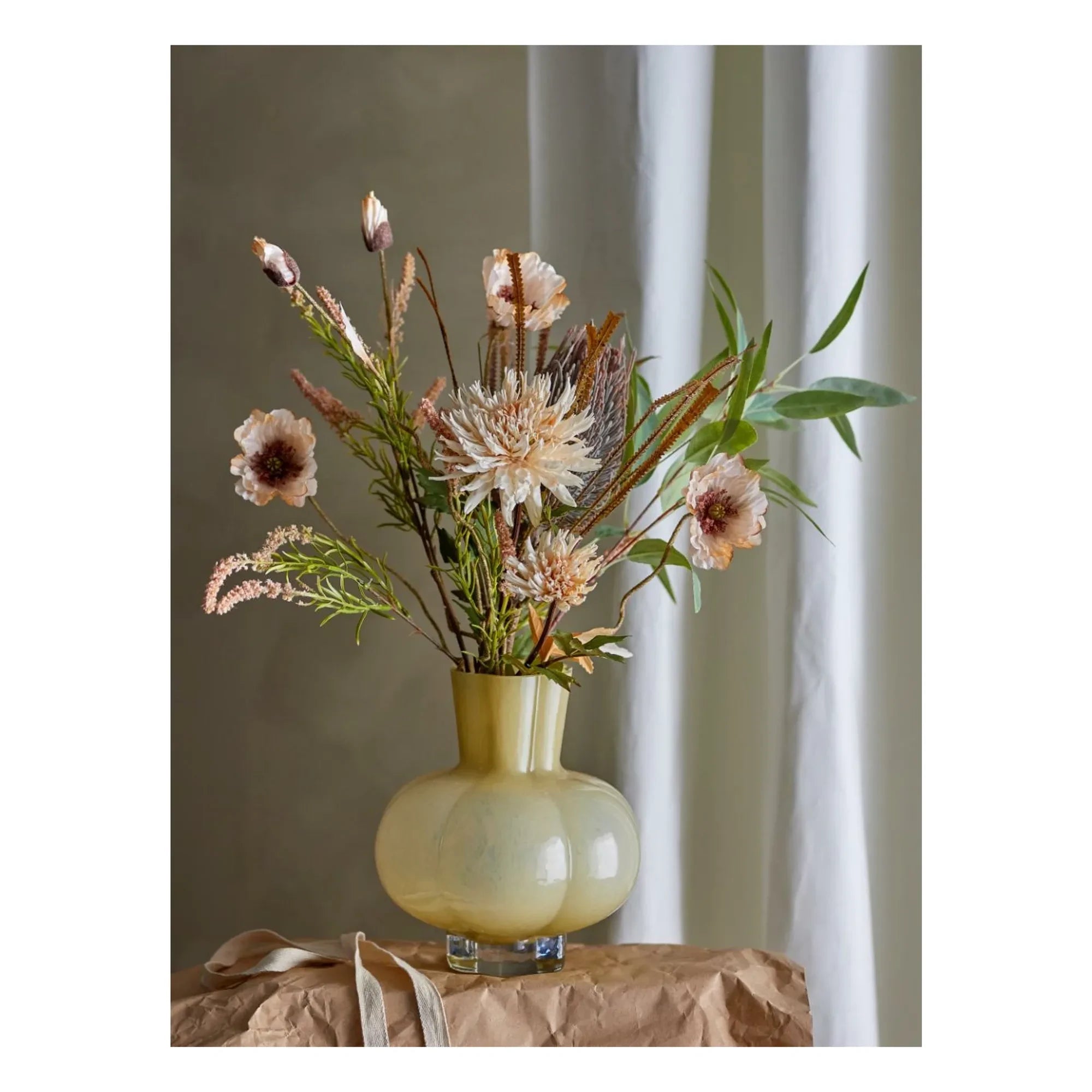 Bloomingville - Alyssa Vase | Yellow