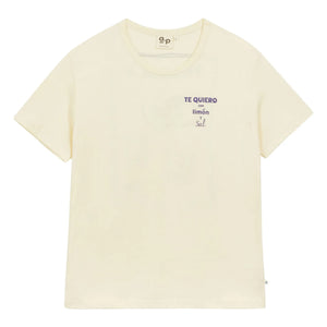 a.p - Tequila organic cotton T-shirt | Ecru