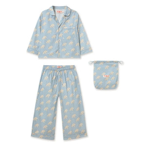 Tinycottons - Light Blue Dog Pajamas