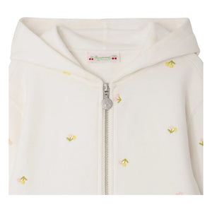 Bonpoint - Talent Organic Cotton Hoodie Sweatshirt | Ecru