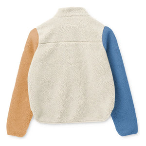 Liewood - Nelson Color Block Recycled Fiber Sherpa Jacket | Green