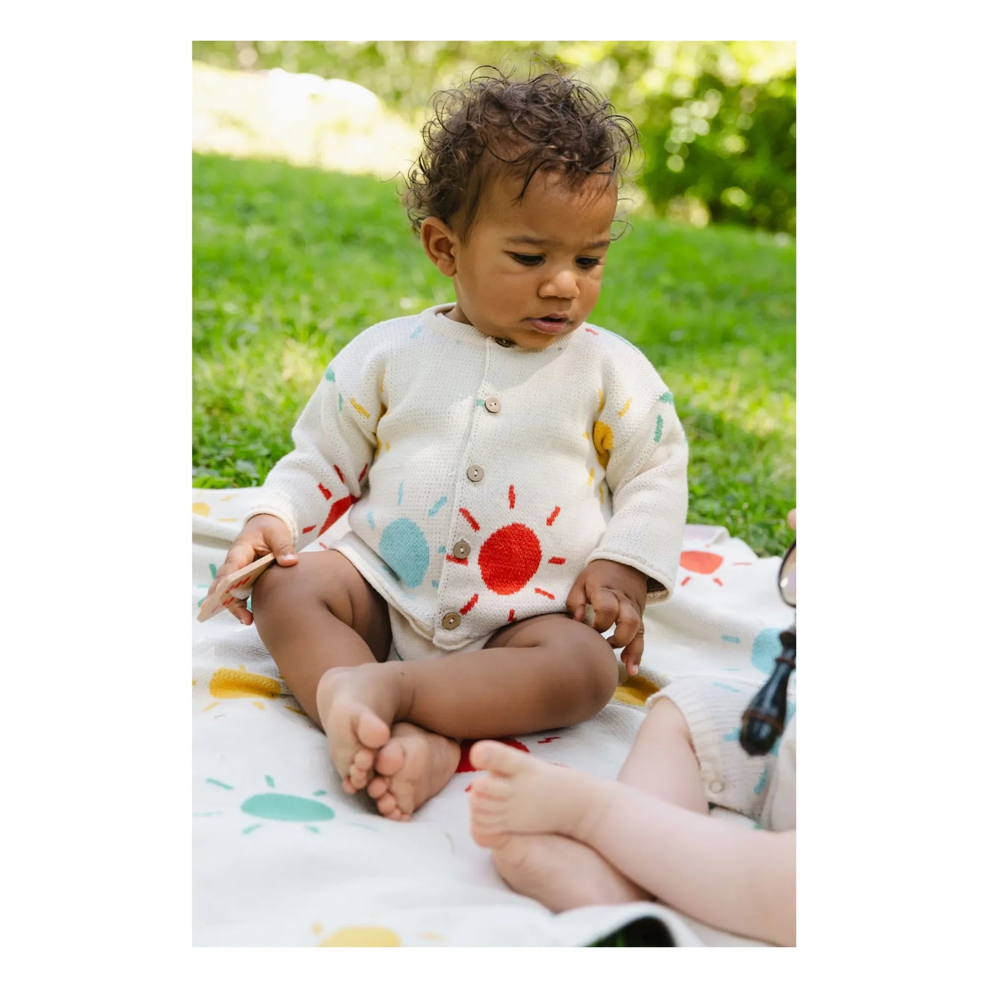 Bayiri - Sunny Organic Cotton Cardigan | Ecru
