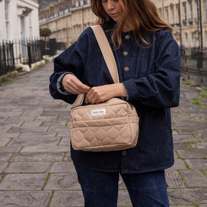 Avery Row Stroller Organiser Bag - Natural-Stroller Organisers-Natural- | Natural Baby Shower