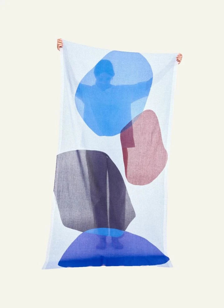 Mapoésie - Galet Scarf | Blue